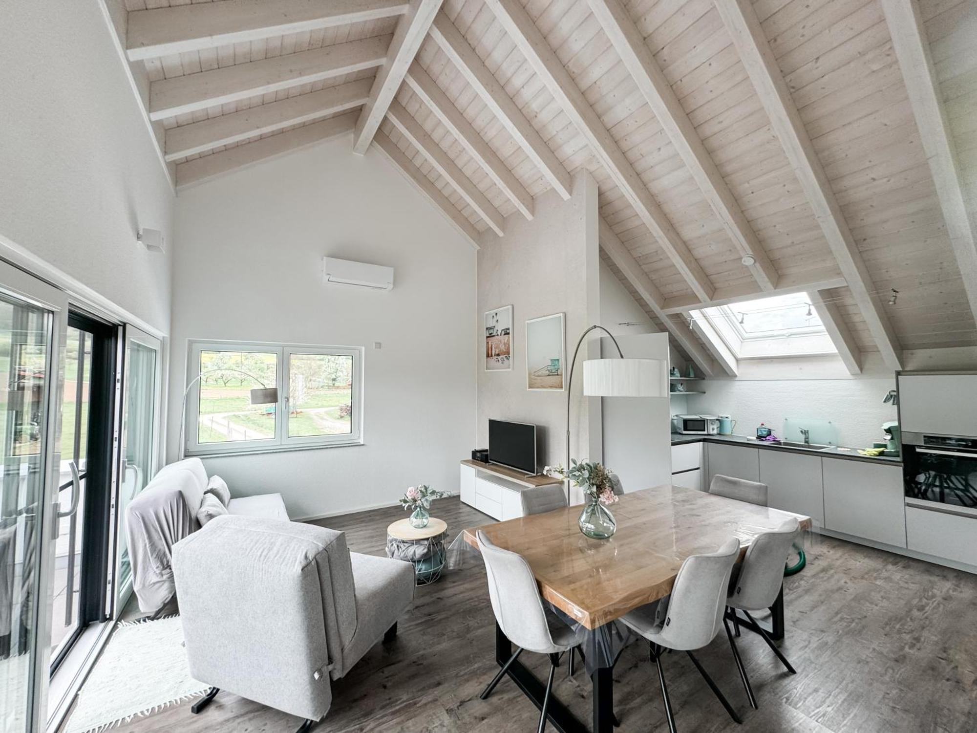 Wunderschoene Helle Wohnung Mit Grosser Dachterrasse Gottmadingen Exterior foto